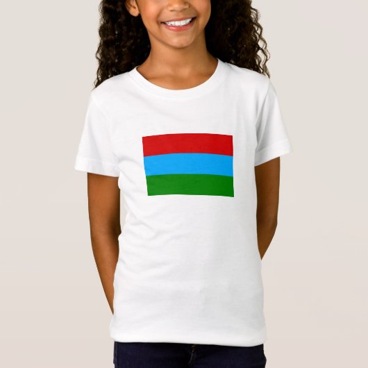 De vlag van Karelië T-shirt (Voorkant)