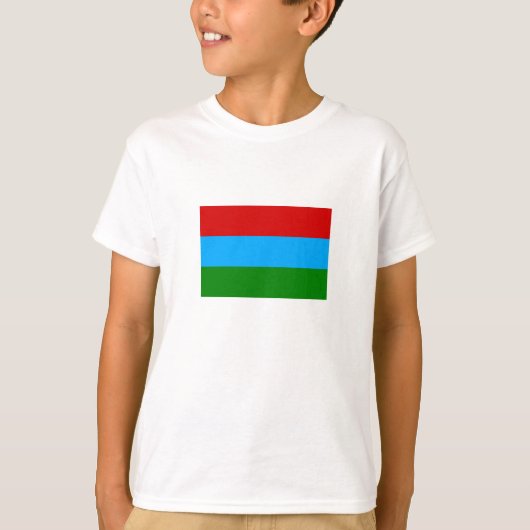 De vlag van Karelië T-shirt (Voorkant)