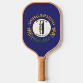 De vlag van Kentucky, Verenigde Staten van Amerika Pickleball Paddle (Voorkant)