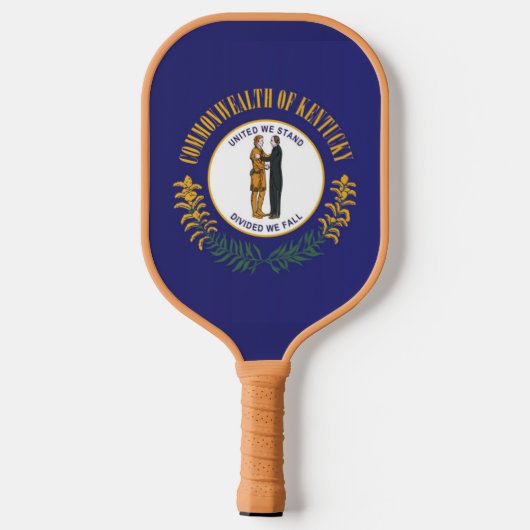 De vlag van Kentucky, Verenigde Staten van Amerika Pickleball Paddle (Achterkant)
