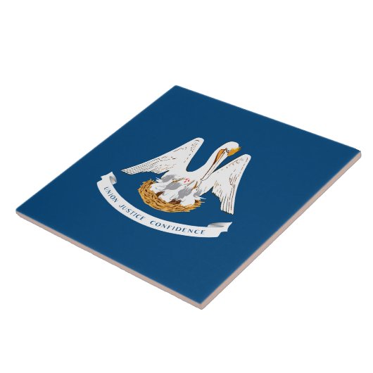 De vlag van Louisiana Tegeltje (Zijkant)