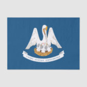 De vlag van Louisiana Tissuepapier (Voorkant)