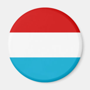 De vlag van Luxemburg Magneet