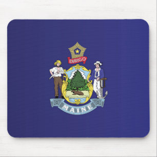 De vlag van Maine, Verenigde Staten van Amerika Muismat