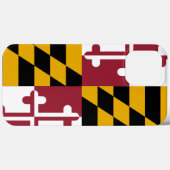 De vlag van Maryland Case-Mate iPhone Case (Achterkant (horizontaal))
