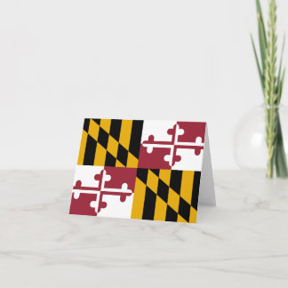 De Vlag van Maryland Kaart