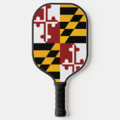 De vlag van Maryland, Verenigde Staten van Amerika Pickleball Paddle (Voorkant)