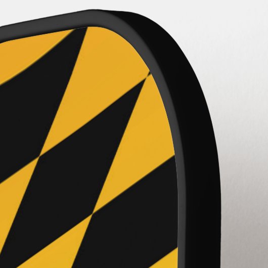 De vlag van Maryland, Verenigde Staten van Amerika Pickleball Paddle (Links Detail)