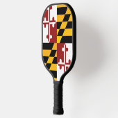 De vlag van Maryland, Verenigde Staten van Amerika Pickleball Paddle (Links)