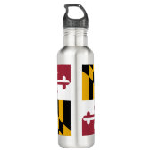 De vlag van Maryland Waterfles (Achterkant)