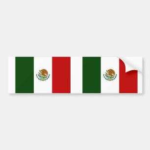 De vlag van Mexico Bumpersticker