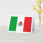 De Vlag van Mexico Kaart (Gele Bloem)