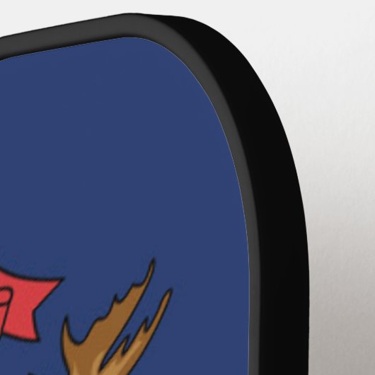 De vlag van Michigan, Verenigde Staten van Amerika Pickleball Paddle (Links Detail)