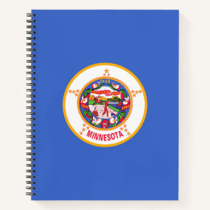 De vlag van Minnesota Notitieboek