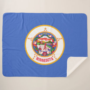 De vlag van Minnesota Sherpa Deken