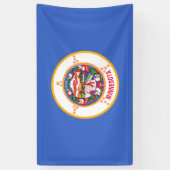 De vlag van Minnesota Spandoek (Verticaal)