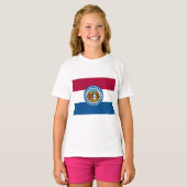 De vlag van Missouri T-shirt (Voorkant volledig)