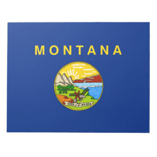 De vlag van Montana Notitieblok