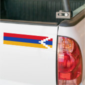 De vlag van Nagorno-Karabach Bumpersticker (Op Truck)