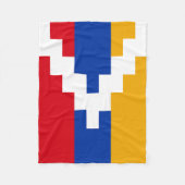 De vlag van Nagorno-Karabach Fleece Deken (Voorkant)