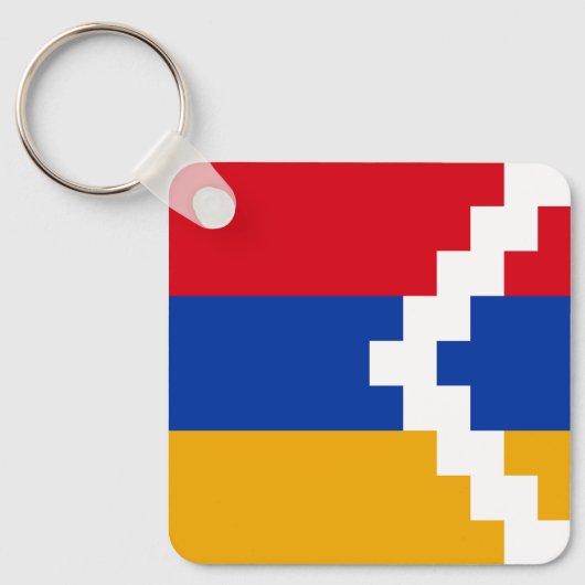 De vlag van Nagorno-Karabach Sleutelhanger (Voorkant)