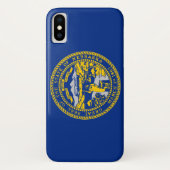De vlag van Nebraska Case-Mate iPhone Case (Achterkant)