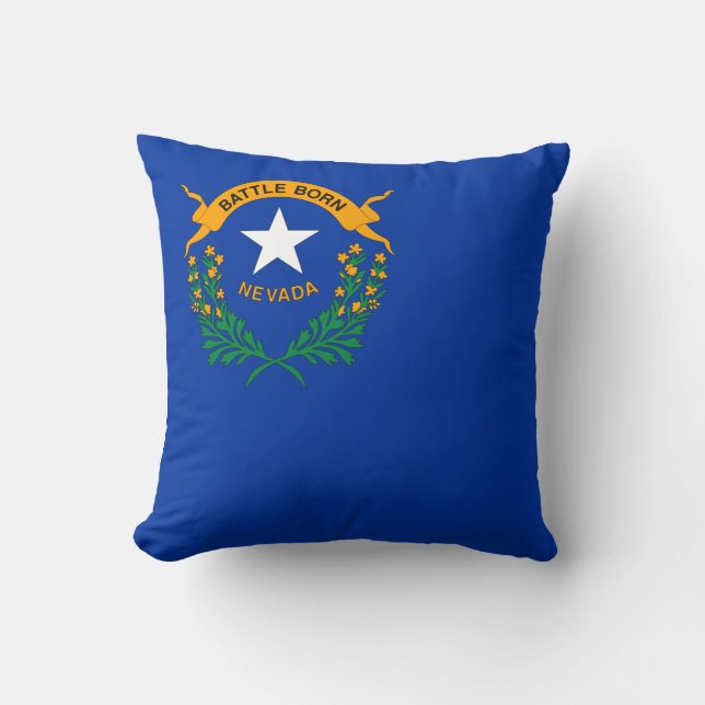 De vlag van Nevada Kussen (Voorkant)