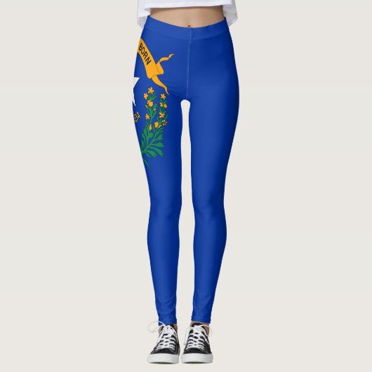 De vlag van Nevada Leggings (Voorkant)