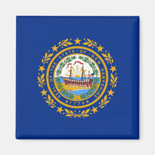 De vlag van New Hampshire Magneet