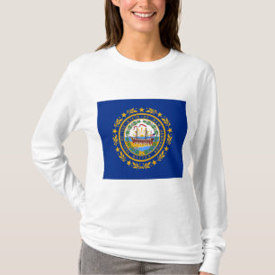 De vlag van New Hampshire T-shirt