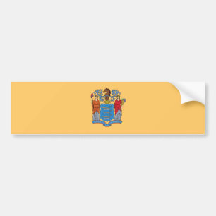 De vlag van New Jersey Bumpersticker