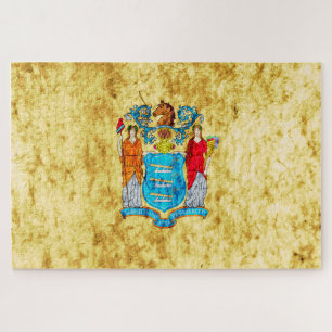 De vlag van New Jersey Legpuzzel