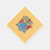 De vlag van New Jersey Servet (Hoek)