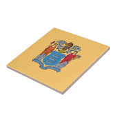 De vlag van New Jersey Tegeltje (Zijkant)