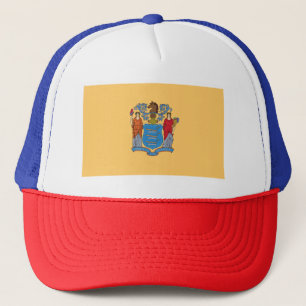 De vlag van New Jersey Trucker Pet