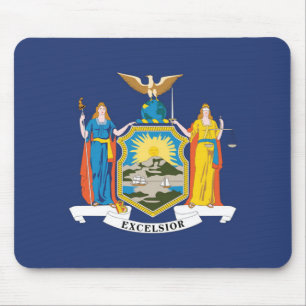De vlag van New York, Verenigde Staten van Amerika Muismat