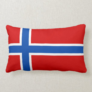De vlag van Noorwegen Kussen