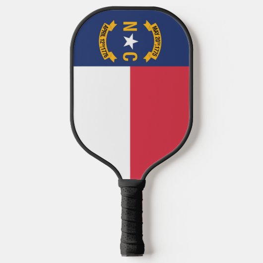 De vlag van North Carolina, VS Pickleball Paddle (Voorkant)