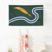 De vlag van Northampton (Massachusetts, VS) Spandoek (Insitu)