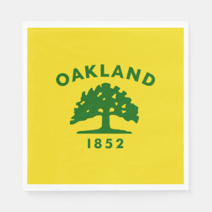 De vlag van Oakland (Californië) Servet