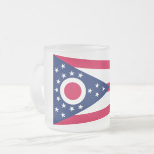 De vlag van Ohio: The Buckeye State Banner Matglas Koffiemok