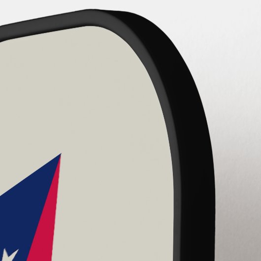 De vlag van Ohio: The Buckeye State Banner Pickleball Paddle (Links Detail)