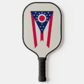 De vlag van Ohio: The Buckeye State Banner Pickleball Paddle (Voorkant)