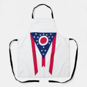 De vlag van Ohio: The Buckeye State Banner Schort (Voorkant)