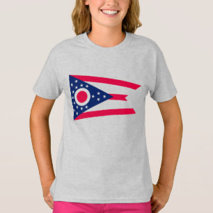 De vlag van Ohio: The Buckeye State Banner T-shirt
