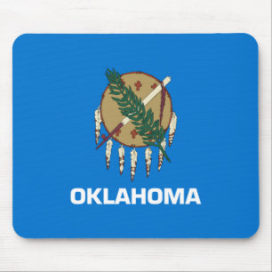 De vlag van Oklahoma Muismat