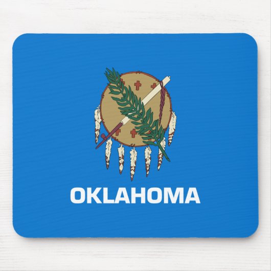 De vlag van Oklahoma Muismat (Voorkant)