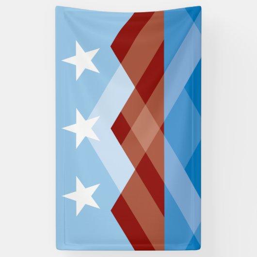 De vlag van Peoria (Arizona) Spandoek (Verticaal)