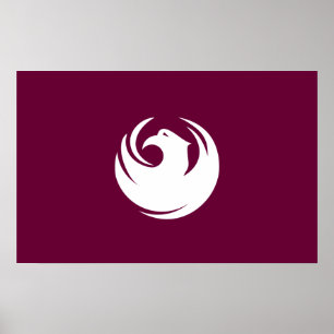 De vlag van Phoenix (Arizona) Poster