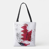 de vlag van Qatar Draagtas (Achterkant)